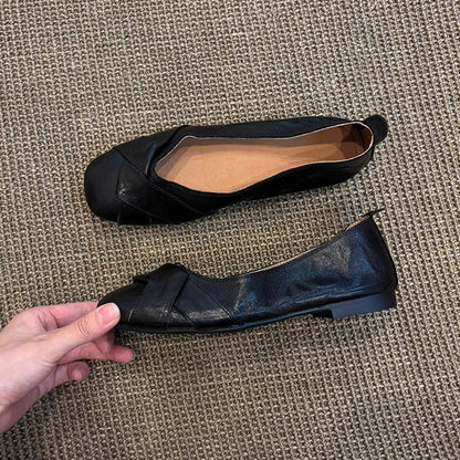 Damen Ballerinas Weich Flexible Bequem