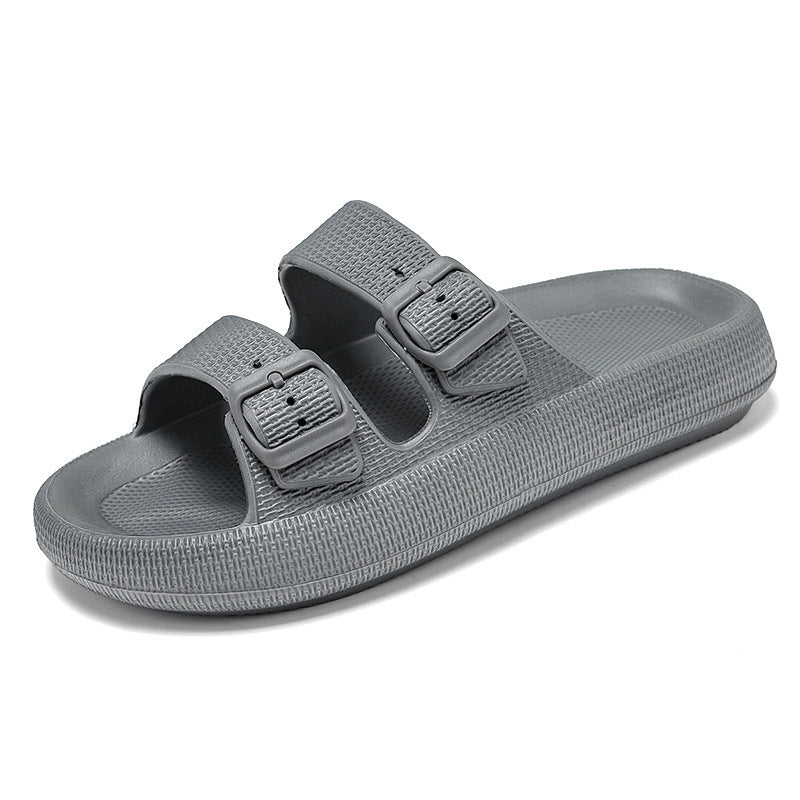 Damen Sandalen Doppelriemen Komfort
