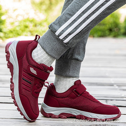 Damen Laufschuhe Sportsneaker Bequem Klettverschluss