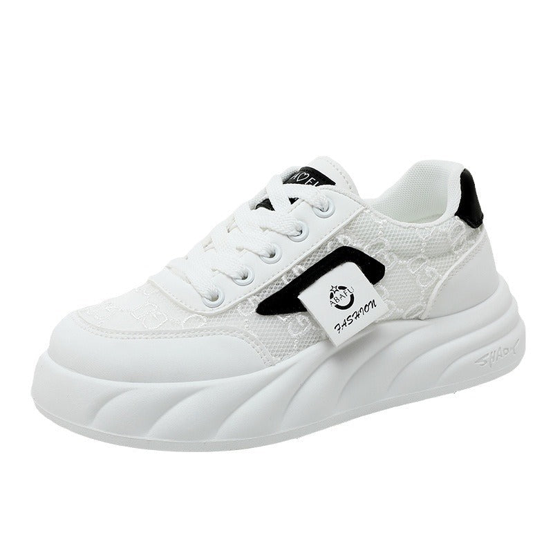 Damen Sneaker Chunky Strukturierte Oberfläche Modisch