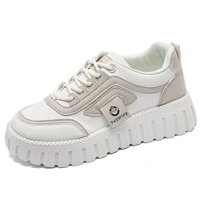 Damen Plattform Sneaker Leicht Bequem