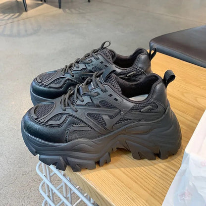 Damen Sneaker Sportlich Atmungsaktives Mesh Stabilsohle