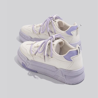 Damen Sneaker Sportlich Weiches Innenfutter