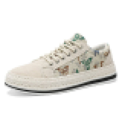 Damen Sneaker Bequem Floral Design Freizeitschuhe