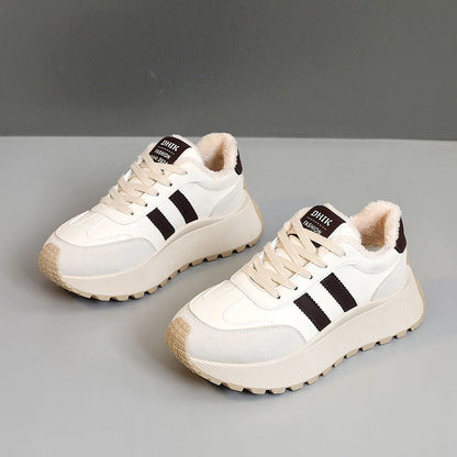 Damen Sneaker Bequem Kuschelig