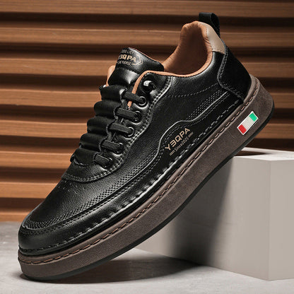 Damen Ledersneaker Elegante Sneaker Mit Dämpfung