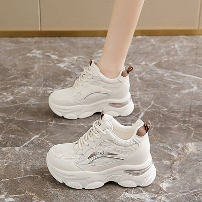 Damen Sneaker Atmungsaktives Mesh Komfortabel Mit Dämpfung