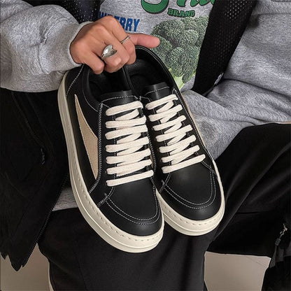 Damen Sneaker Weiches Leder Modern