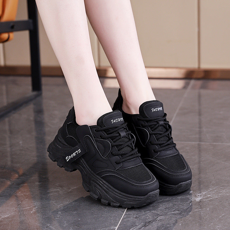 Damen Sneaker Chunky Atmungsaktives Mesh Weich