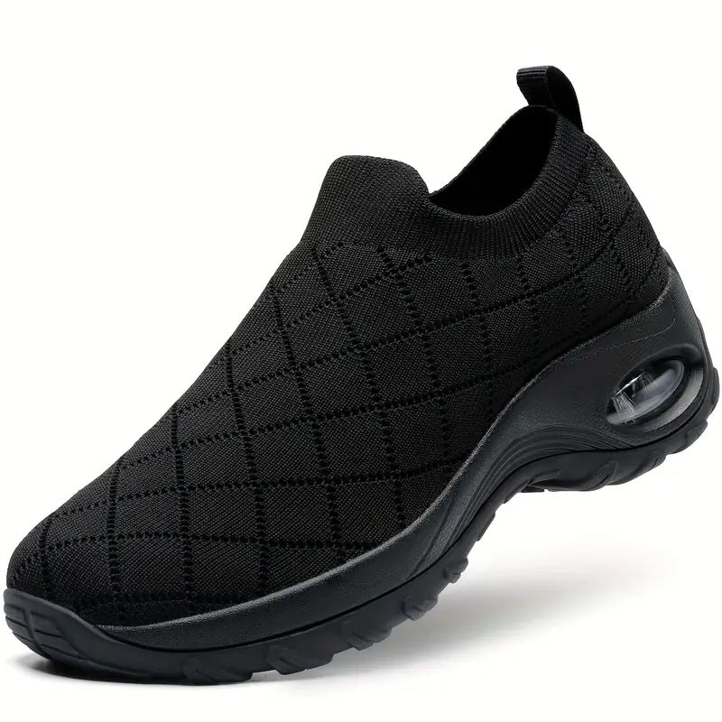 Damen Slip-On Schuhe Atmungsaktiv Komfortabel