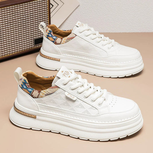 Damen Sneaker Weiße Sportschuhe Mit Akzenten - Norvielle