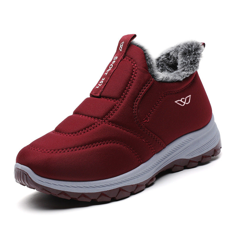 Damen Slip-On Schuhe Gefüttert Bequem