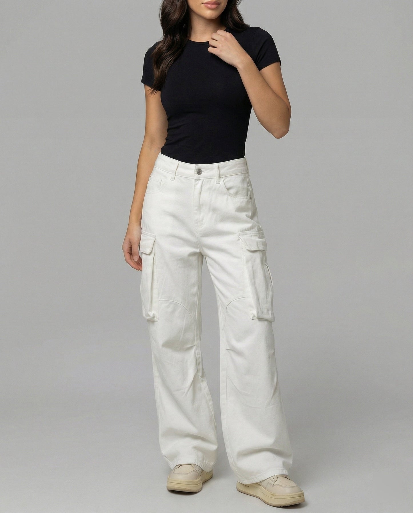 Damen Cargo-Hose Bequem Mit Großen Taschen - Norvielle