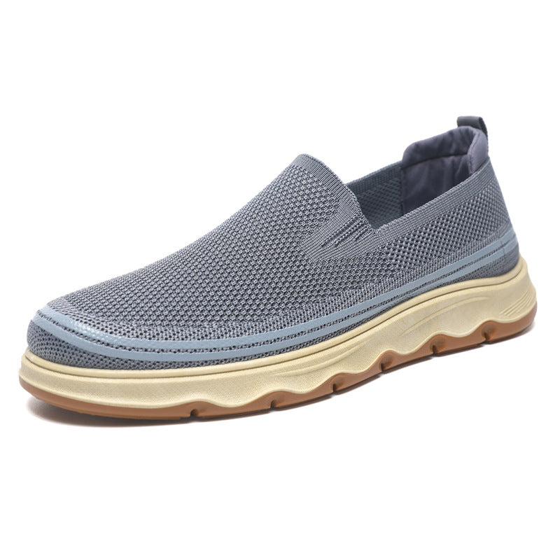 Damen Sneaker Atmungsaktiv Slip-On Bequem Polster
