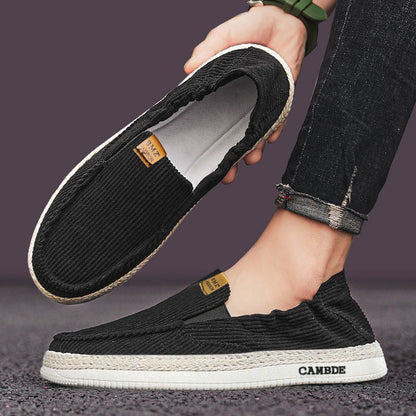 Damen Slip-On Schuhe Stretchleder