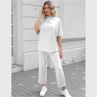 Damen Lounge Set aus Baumwolle Gemütlich