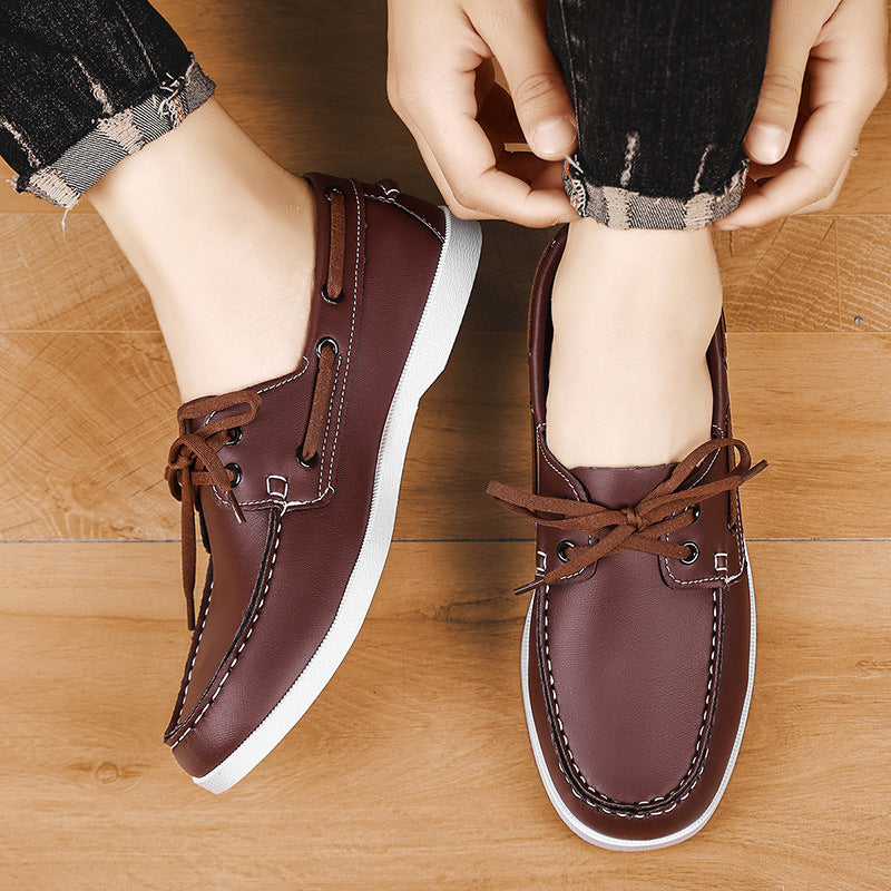 Herren Leder-Slipper Maritim