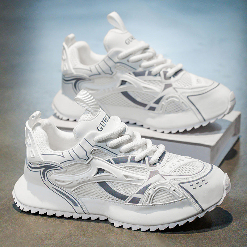 Damen Sneakers Sportlich Atmungsaktives Mesh Leicht