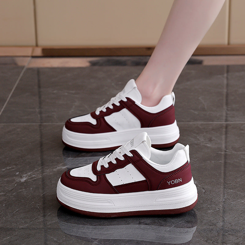 Damen Sneaker Atmungsaktives Mesh Dicke Dämpfung