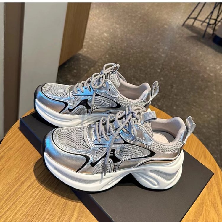 Damen Sneaker Atmungsaktiv Reflektierend Schwarz - Norvielle