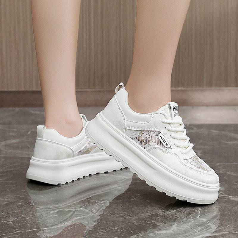 Damen Sneaker Chunky Bequem Mesh