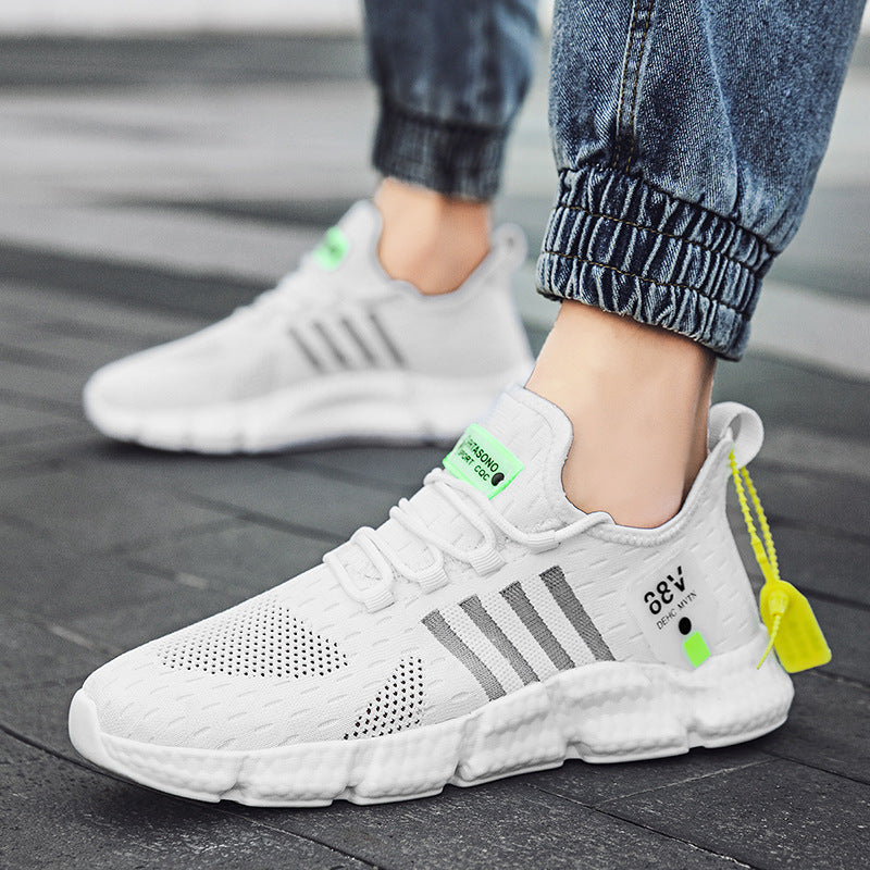 Damen Sneaker Leicht Atmungsaktives Obermaterial Flex-Sohle Schwarz - Norvielle