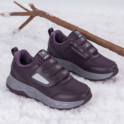 Damen Sneaker Sportlich Warm Klettverschluss - Norvielle