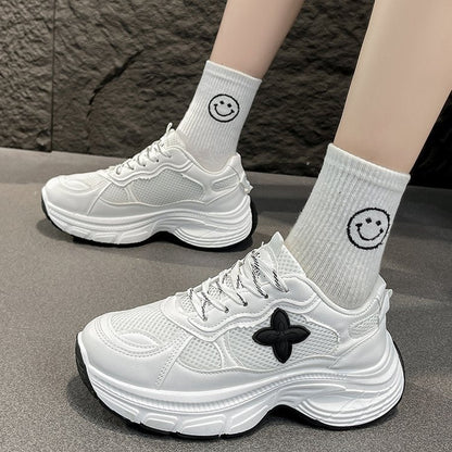 Damen Sneaker Sportlich Bequem Bunt