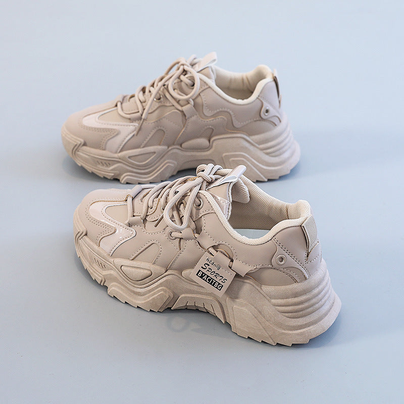 Damen Sneaker Chunky Atmungsaktives Obermaterial