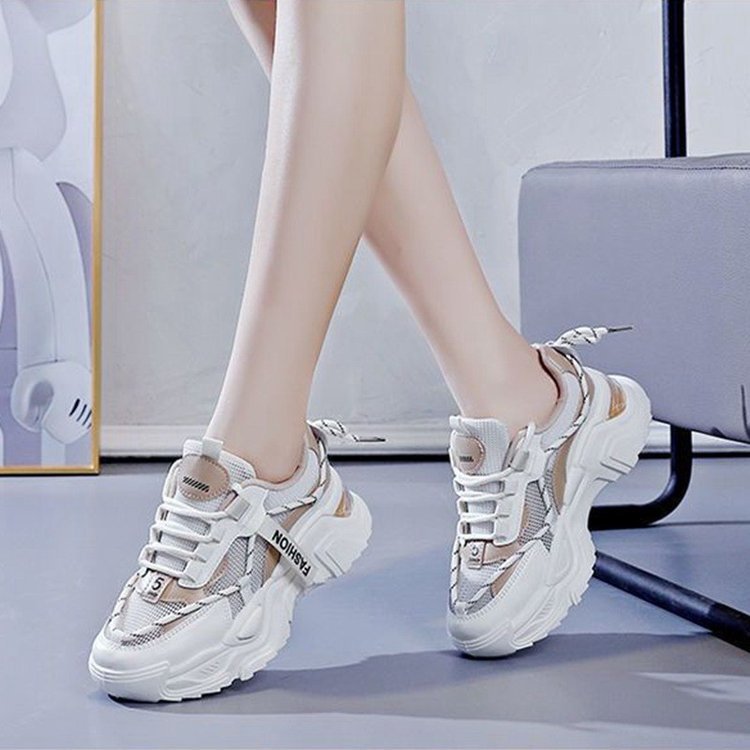 Damen Sneaker Sportlich Leichtes Mesh