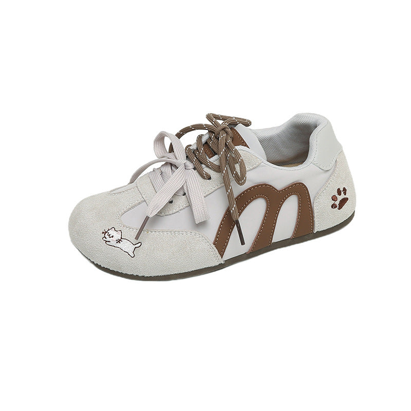 Damen Sneaker Bequem Tiermuster Weich