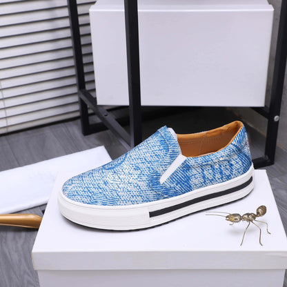 Damen Slip-On Sneaker Elastisch Atmungsaktiv Bequem