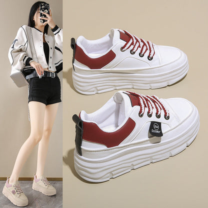 Damen Plateau Sneaker Weich Atmungsaktiv - Norvielle