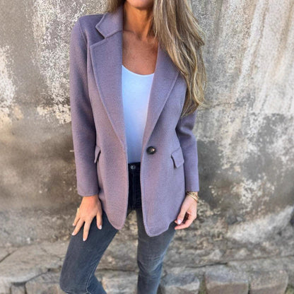 Damen Blazer Gestreift Elegant Berliner Stil