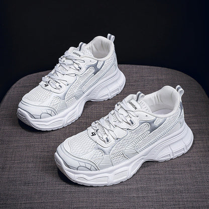 Damen Chunky Sneaker Atmungsaktives Mesh Komfortsohle