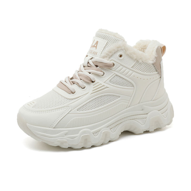 Damen High- Sneaker Isoliert Rutschfest