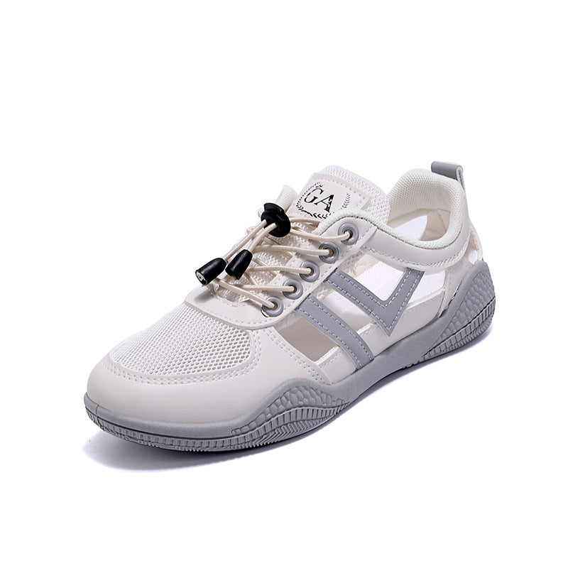 Damen Sneaker Atmungsaktives Mesh Schnürsystem