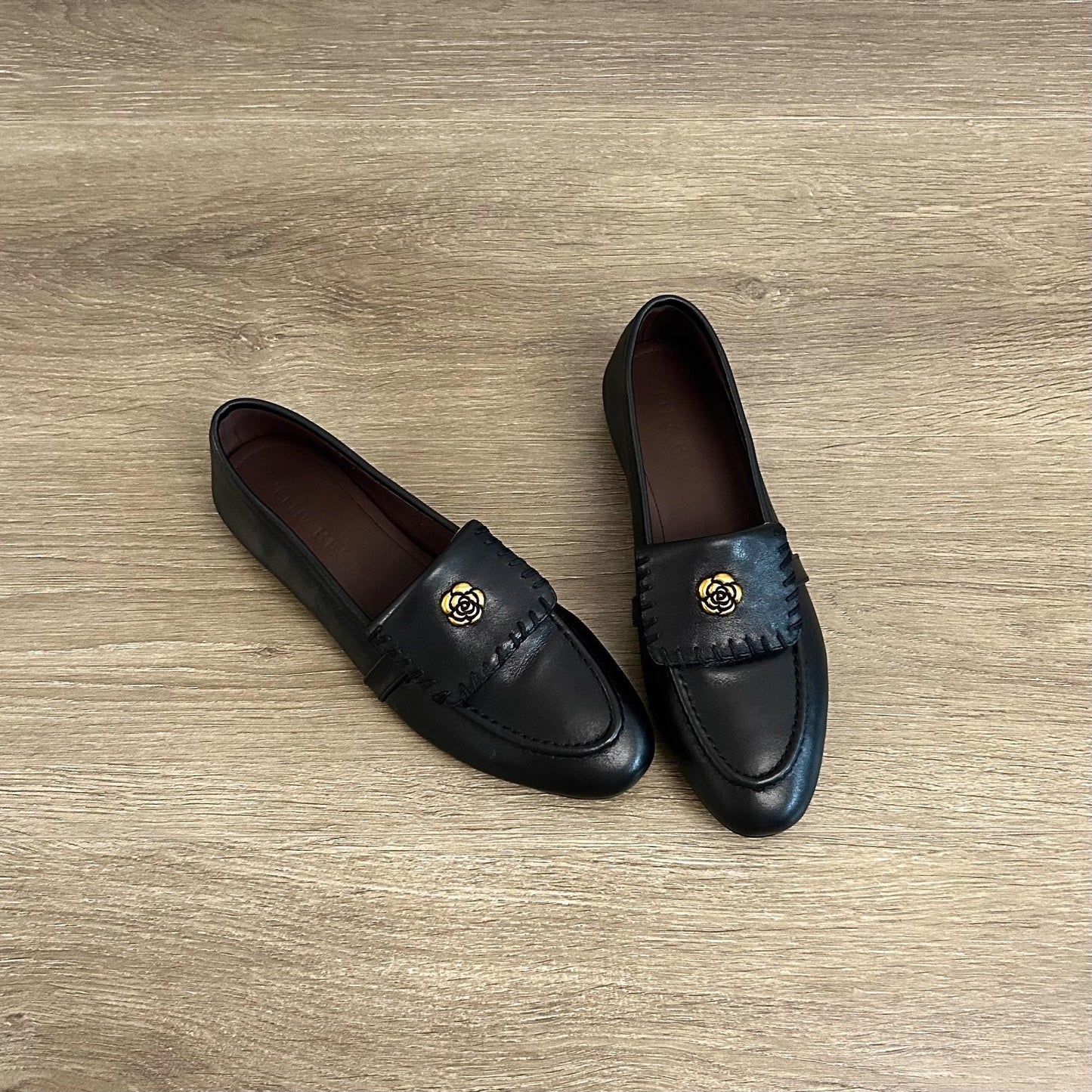 Damen Mokassins Elegante Blumenverzierung Schuhe - Norvielle