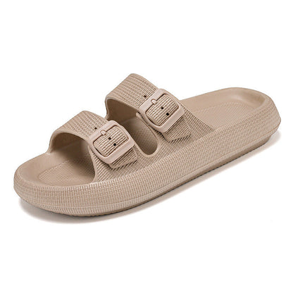 Damen Sandalen Doppelriemen Komfort