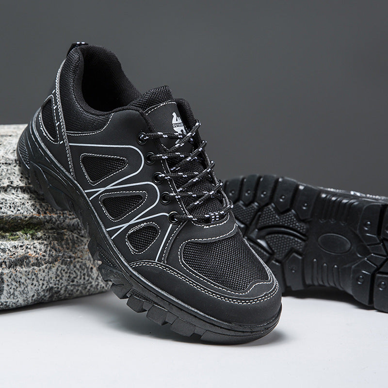 Damen Sneaker Atmungsaktiv Rutschfest Sport Outdoor Schwarz - Norvielle