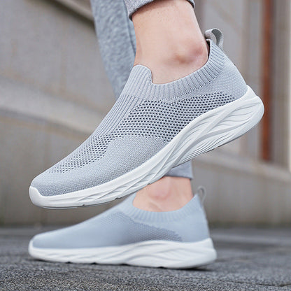 Damen Laufschuhe Atmungsaktives Mesh Leicht Sneaker