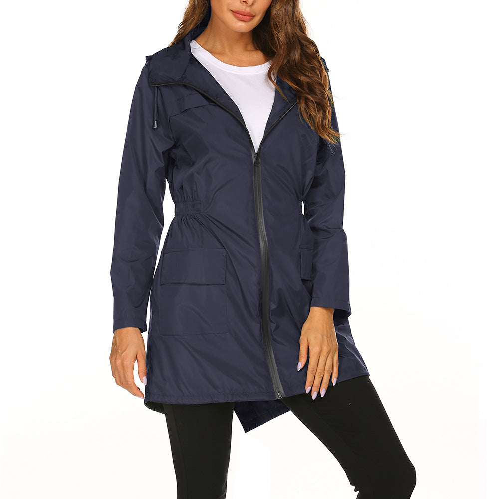 Damen Freizeitjacke Praktisch Verstellbar Große Taschen