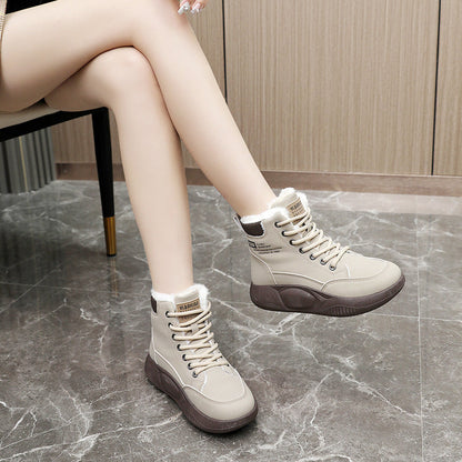 Damen Sneaker Gefüttert Warm Rutschfest Winter Schuhe