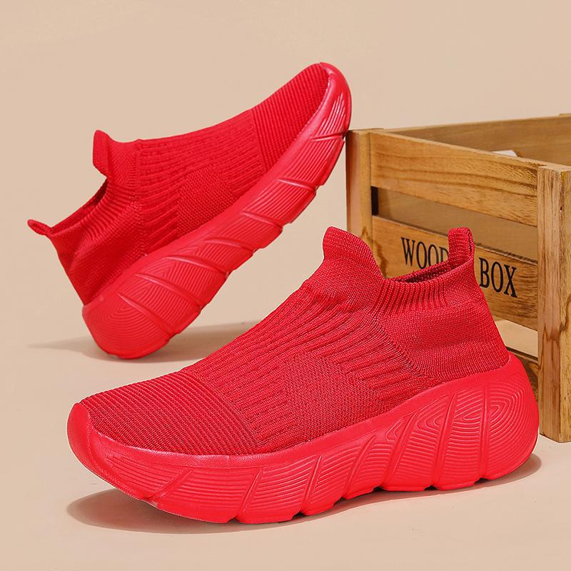 Damen Sneaker Elastisch Bequem Mit Dämpfung