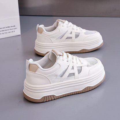 Damen Sneaker Hochsohle Modisch