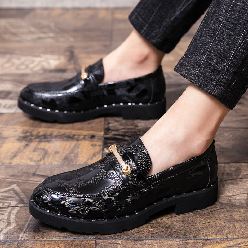 Damen Mokassins Elegante Leder