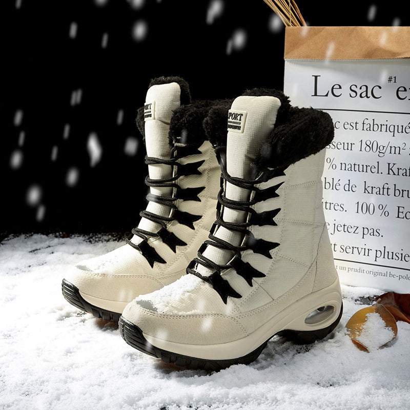 Damen Winterstiefel Warm Isoliert Rutschfest