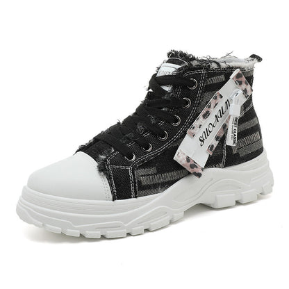 Damen Sneaker Modisch Mit Plakette