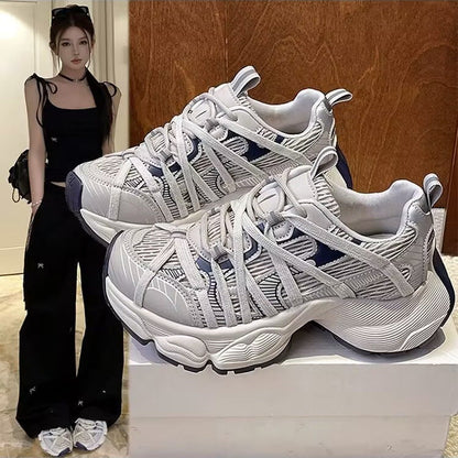 Damen Laufschuhe Sportlich Leicht Flexibel