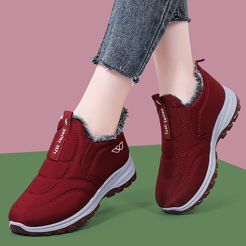 Damen Slip-On Schuhe Gefüttert Bequem